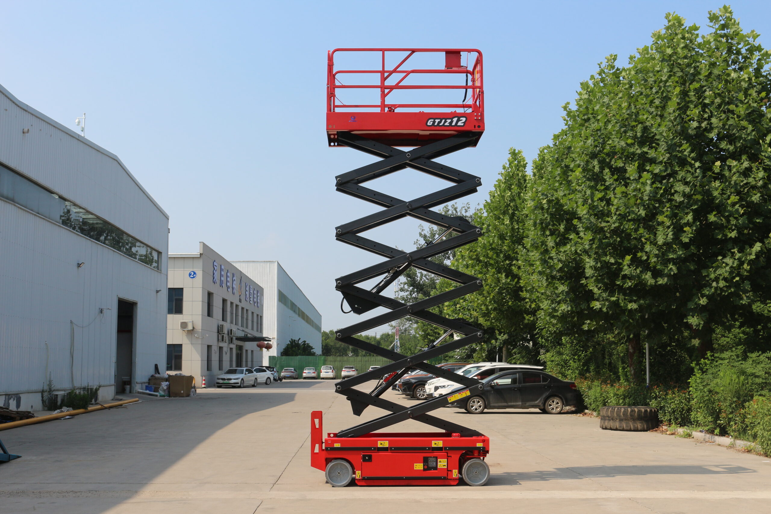mobile scissor lift: safe, efficient & versatile aerial work solution