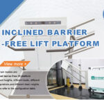 inclined barrier free lift platform