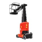 AMWP92 mast lift platform and guardrail