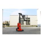 AMWP92 self-propelled mast lift on site