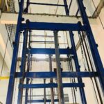 Cargo lift control panel with PLC system