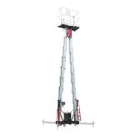 GTWY2 double mast aluminium lift, side view