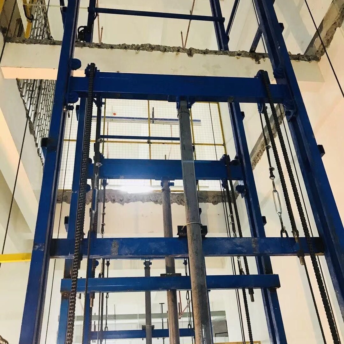 Cargo lift control panel with PLC system
