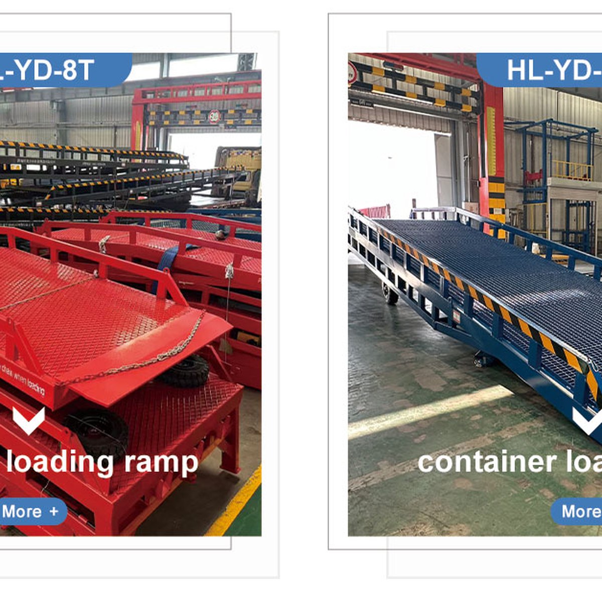 Mobile loading ramp for container unloading